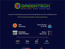 Tablet Screenshot of greentechheating.com